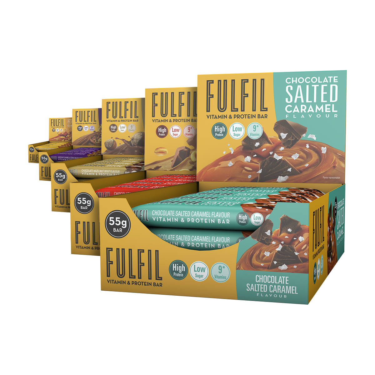 Fulfil Vitamin & Protein Bar - 15 x 55 g