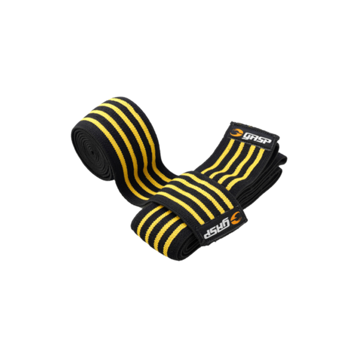 GASP Knee Wraps - Black/Flame