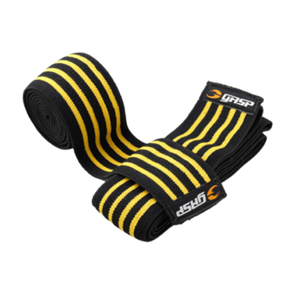 GASP Knee Wraps - Black/Flame