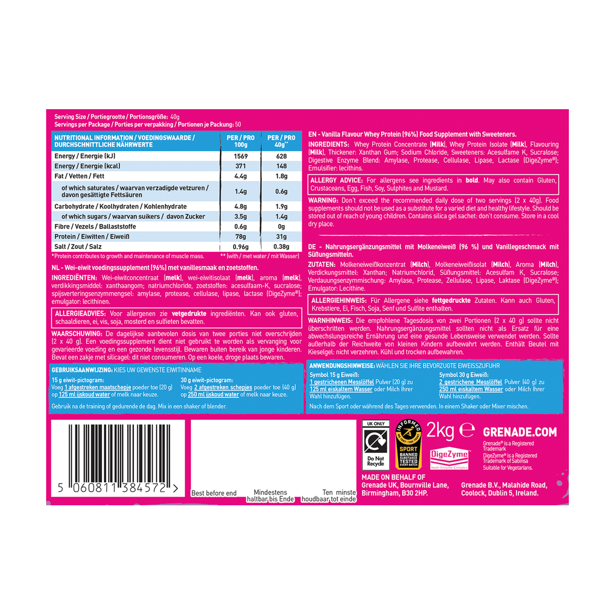 Grenade Protein - Product view 5