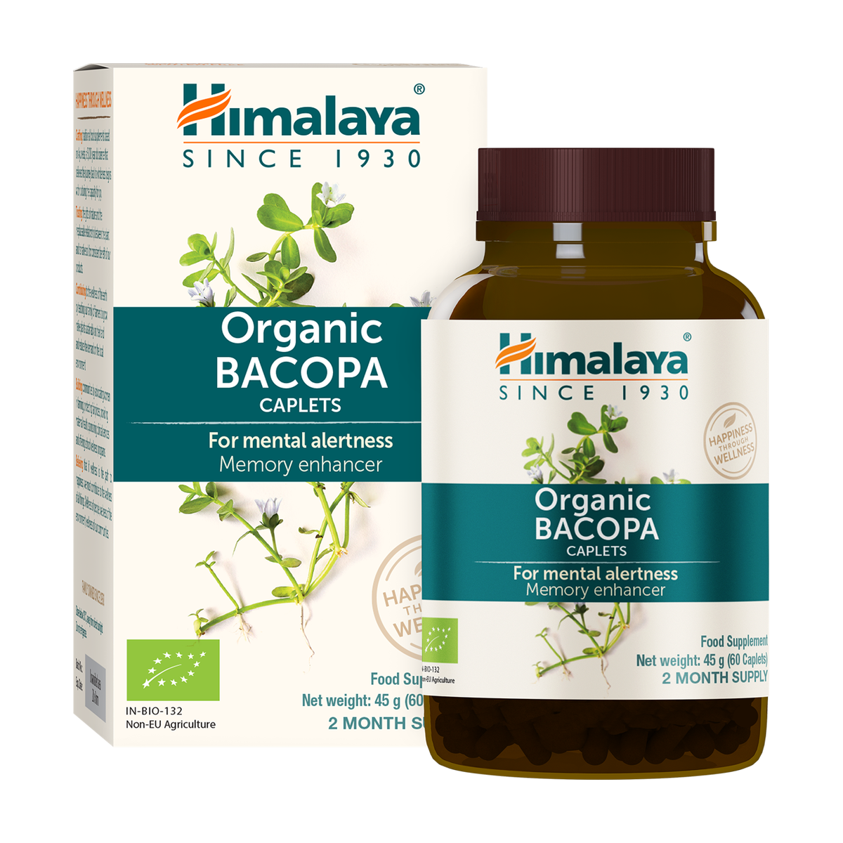 Himalaya Organic Bacopa - 60 caps