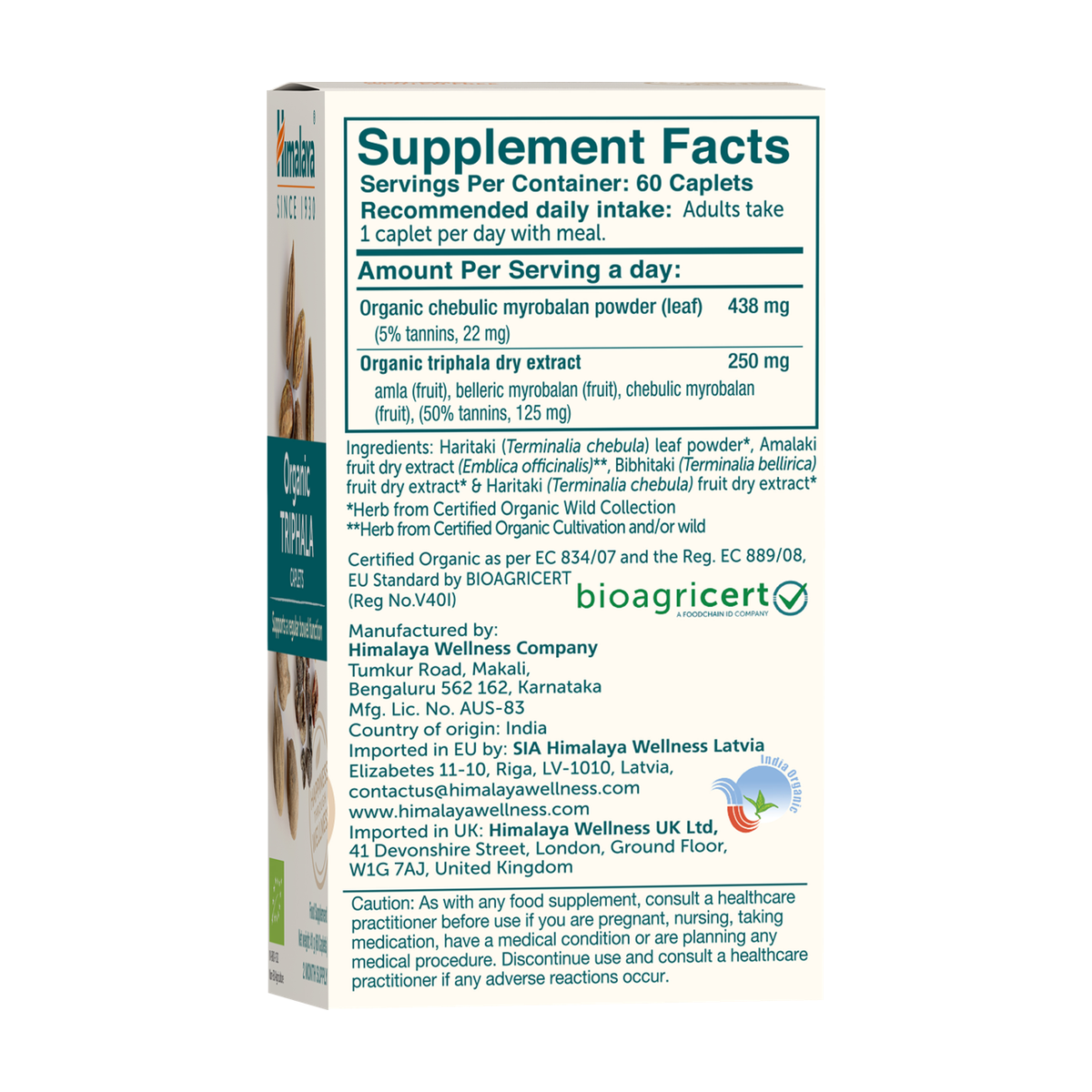 Himalaya Organic Triphala - Product view 3