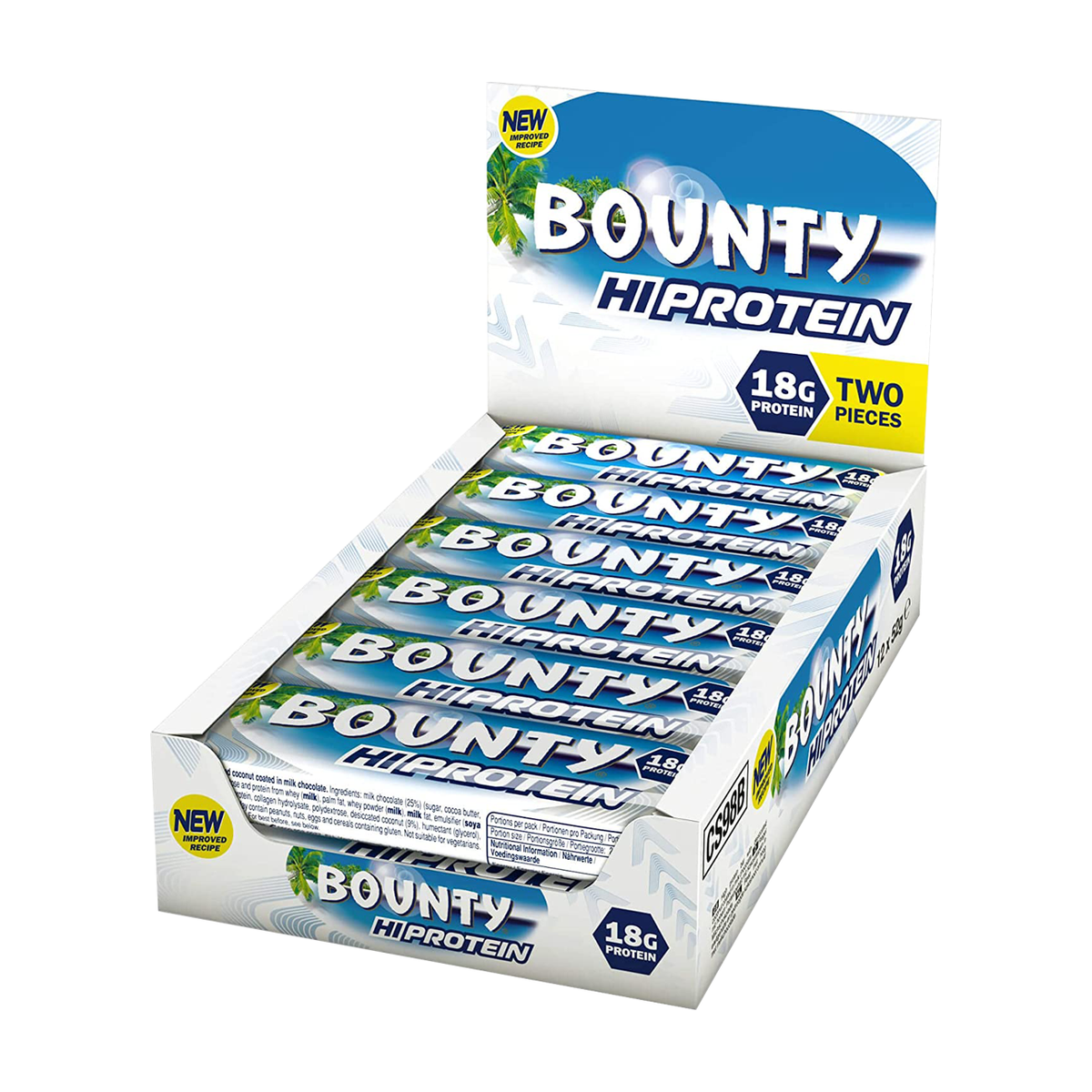 Bounty HiProtein Bar - 12 x 52 g