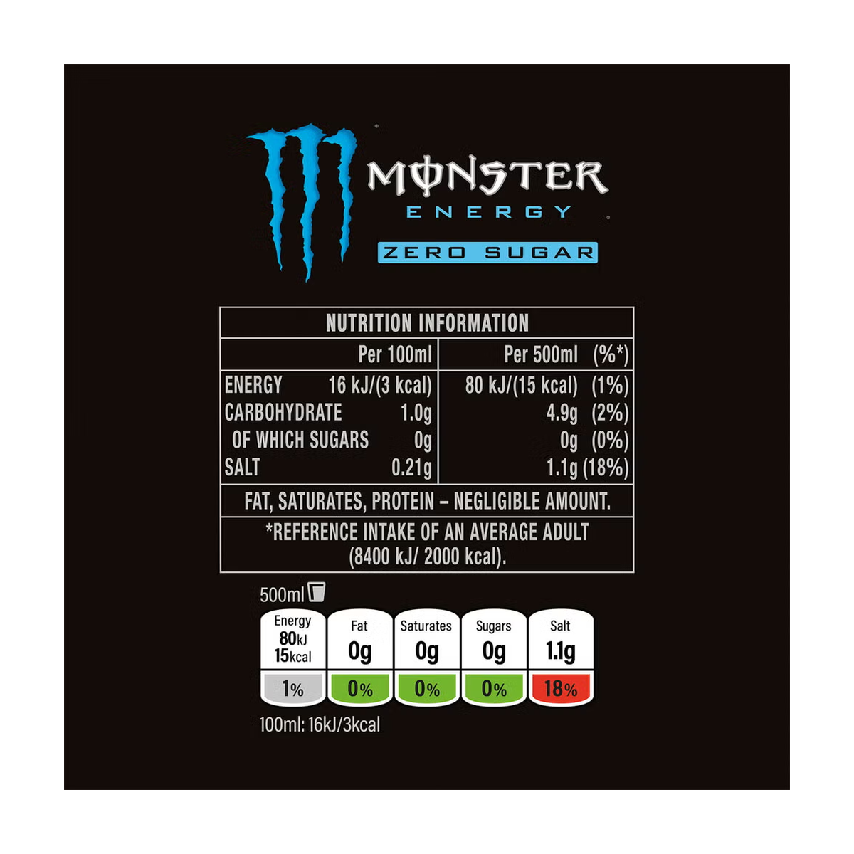 Monster Energy Absolutely Zero - Product view 4