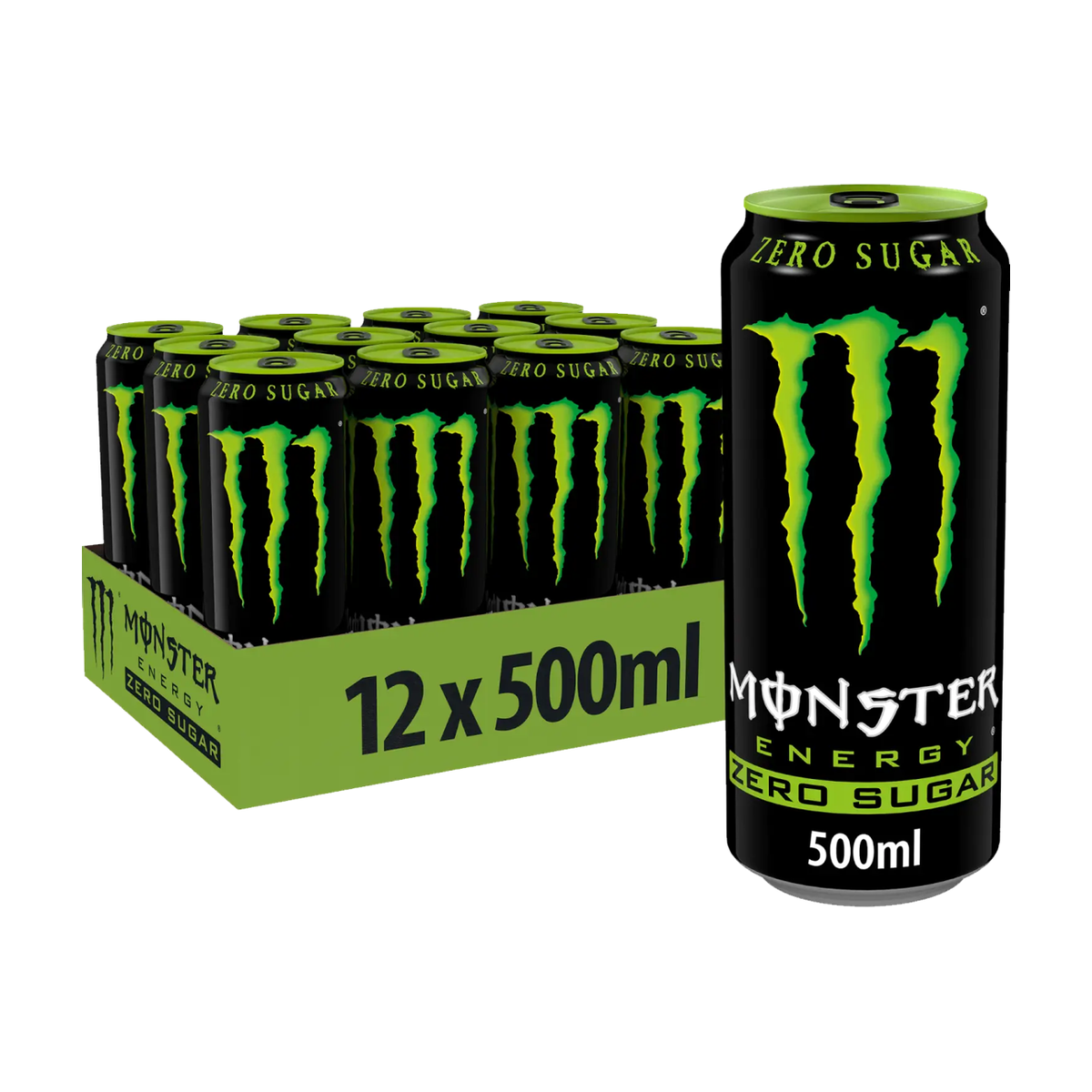 Monster Energy Original Zero Sugar - 12 x 500 ml