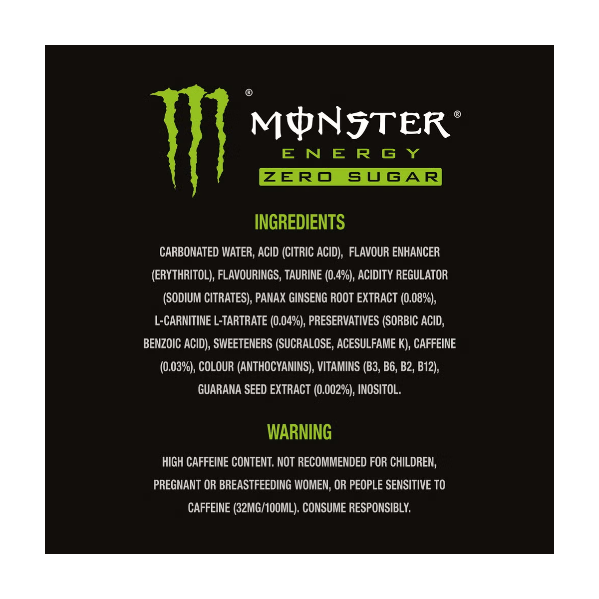Monster Energy Original Zero Sugar - Product view 5