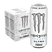 Monster Energy Ultra White (4 x 500 ml)