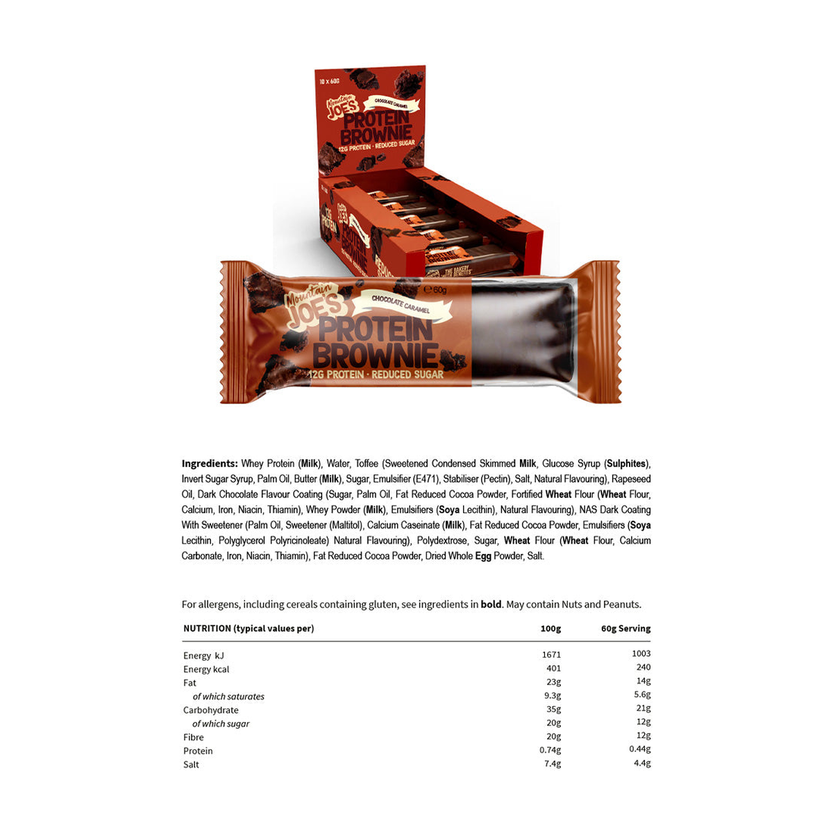 Mountain Joe's Protein Brownie - Product view 8