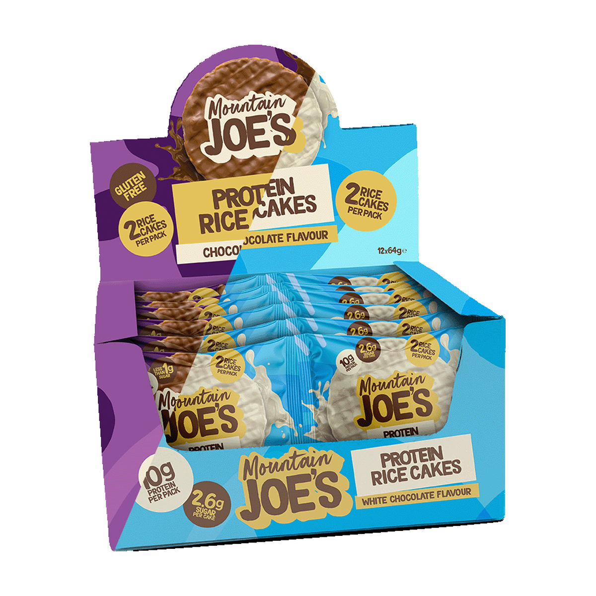 Mountain Joe's Protein Rice Cakes - 12 x 64 g
