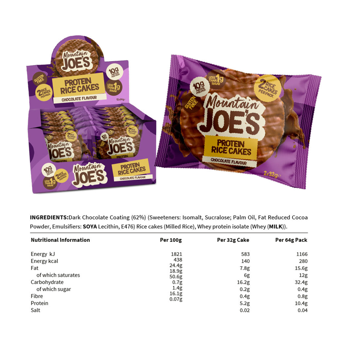 Mountain Joe's Protein Rice Cakes - Product view 6