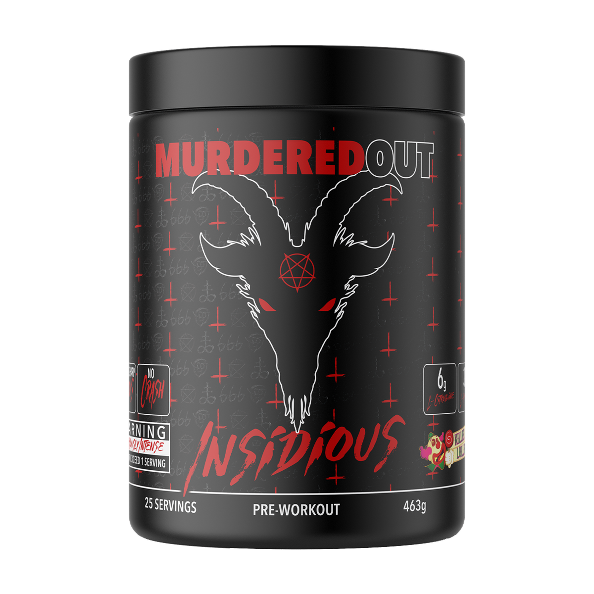 Murdered Out Insidious Pre-workout - 463 g