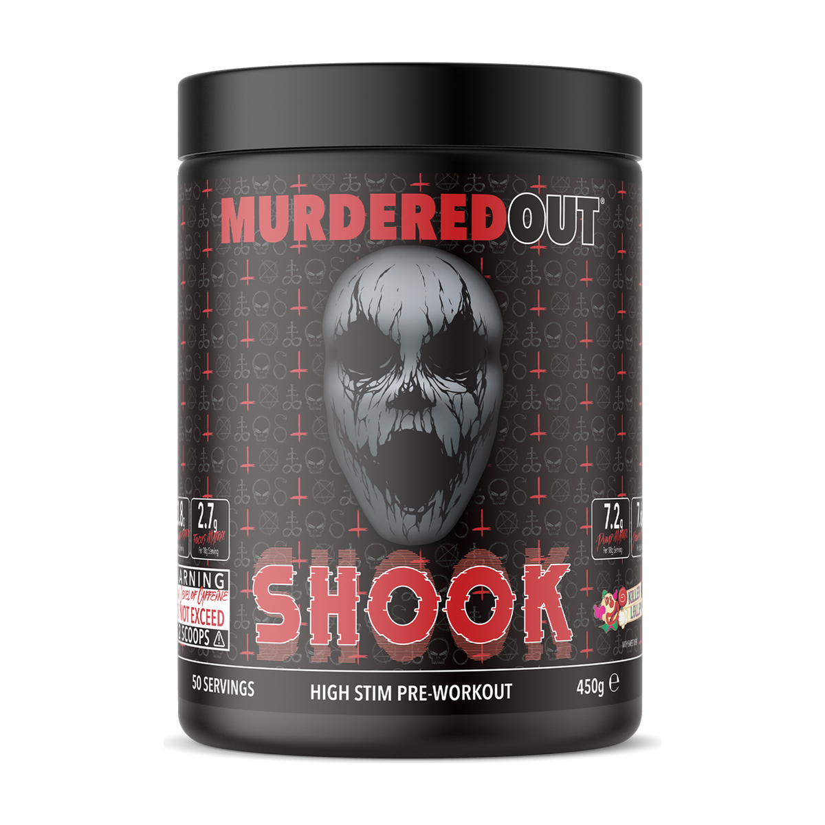 Murdered Out SHOOK Pre-workout - Produktansicht 3