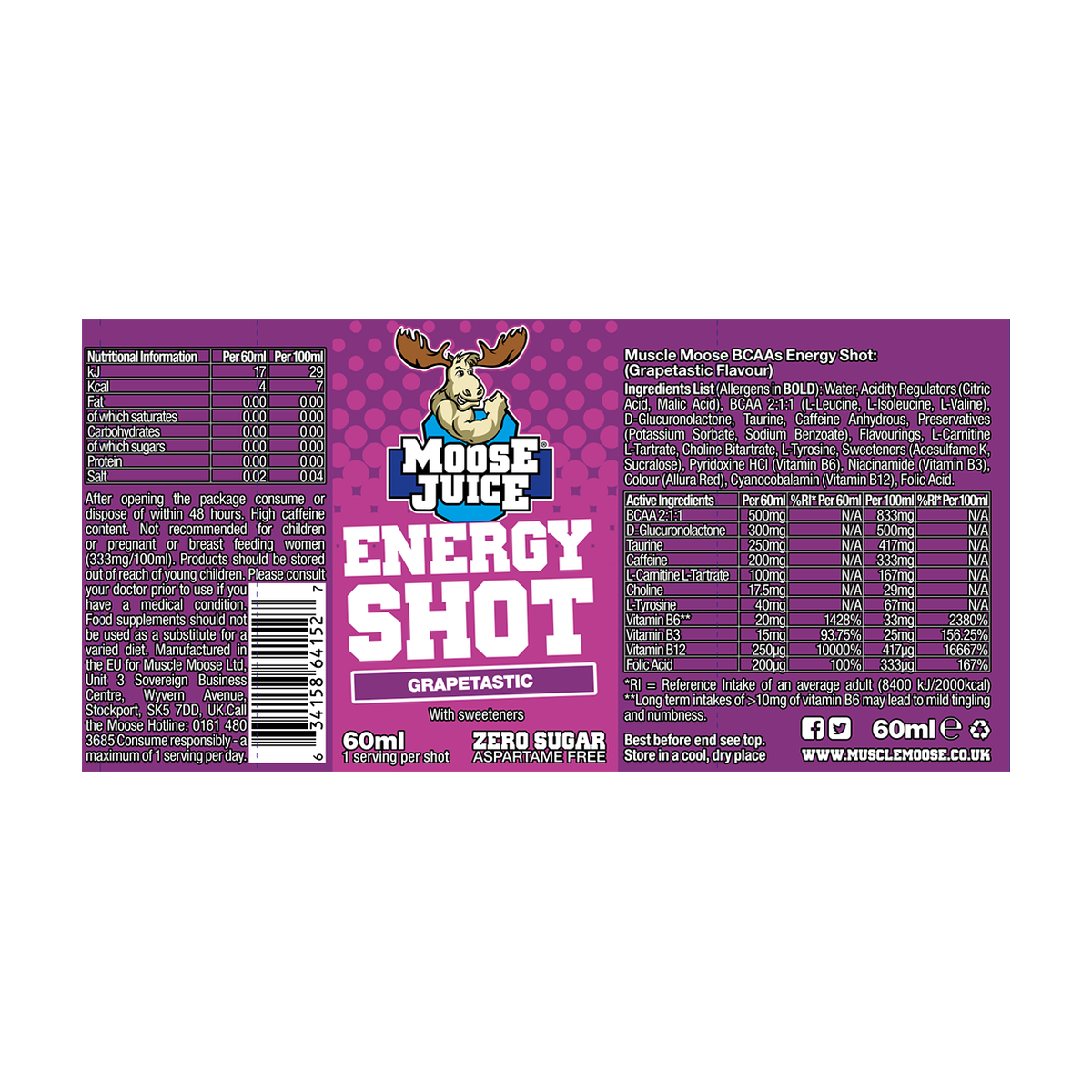 Muscle Moose Energy Shots - Product view 6
