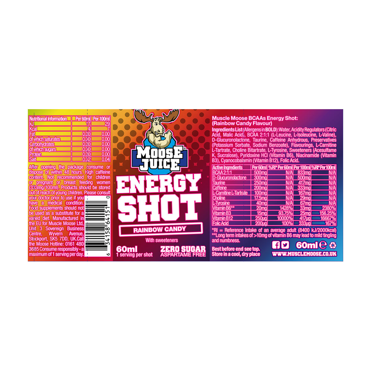 Muscle Moose Energy Shots - Product view 7