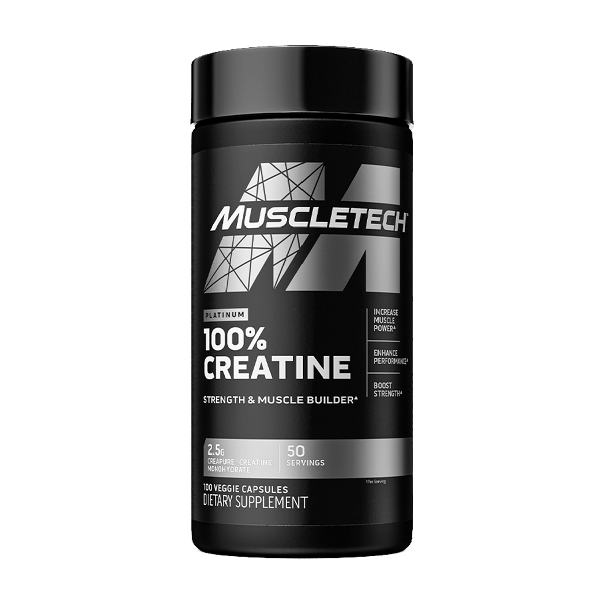 MuscleTech Platinum 100% Creatine Monohydrate - 100 caps