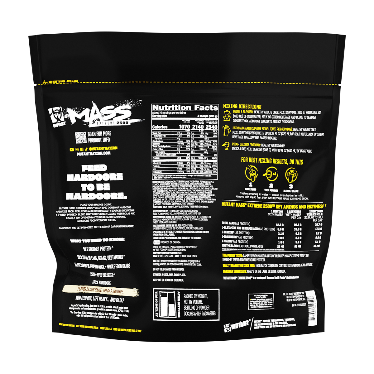 Mutant Mass Extreme 2500 - Produktansicht 5