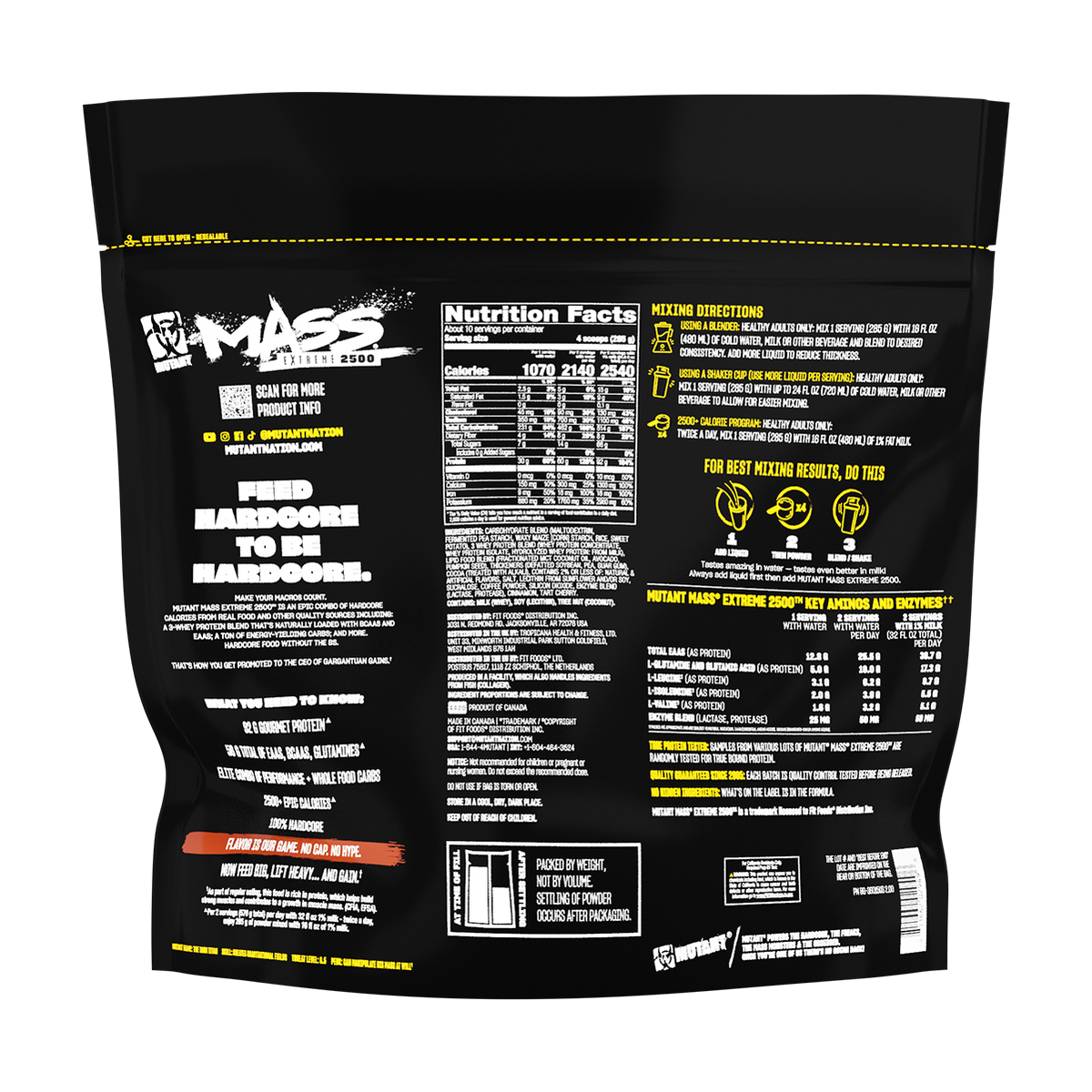 Mutant Mass Extreme 2500 - Produktansicht 6