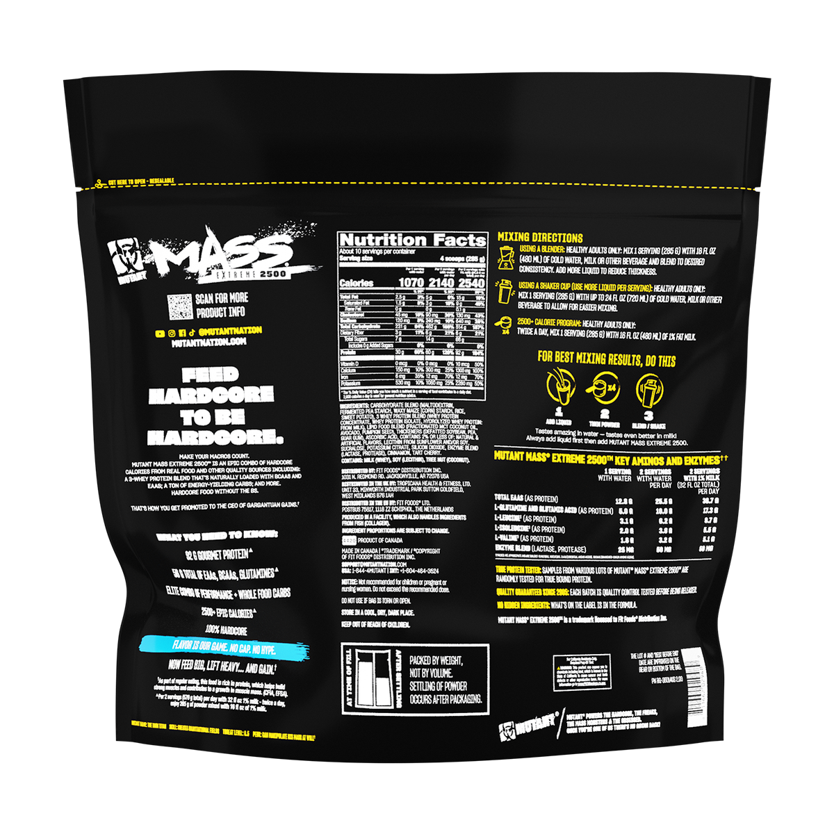 Mutant Mass Extreme 2500 - Produktansicht 7