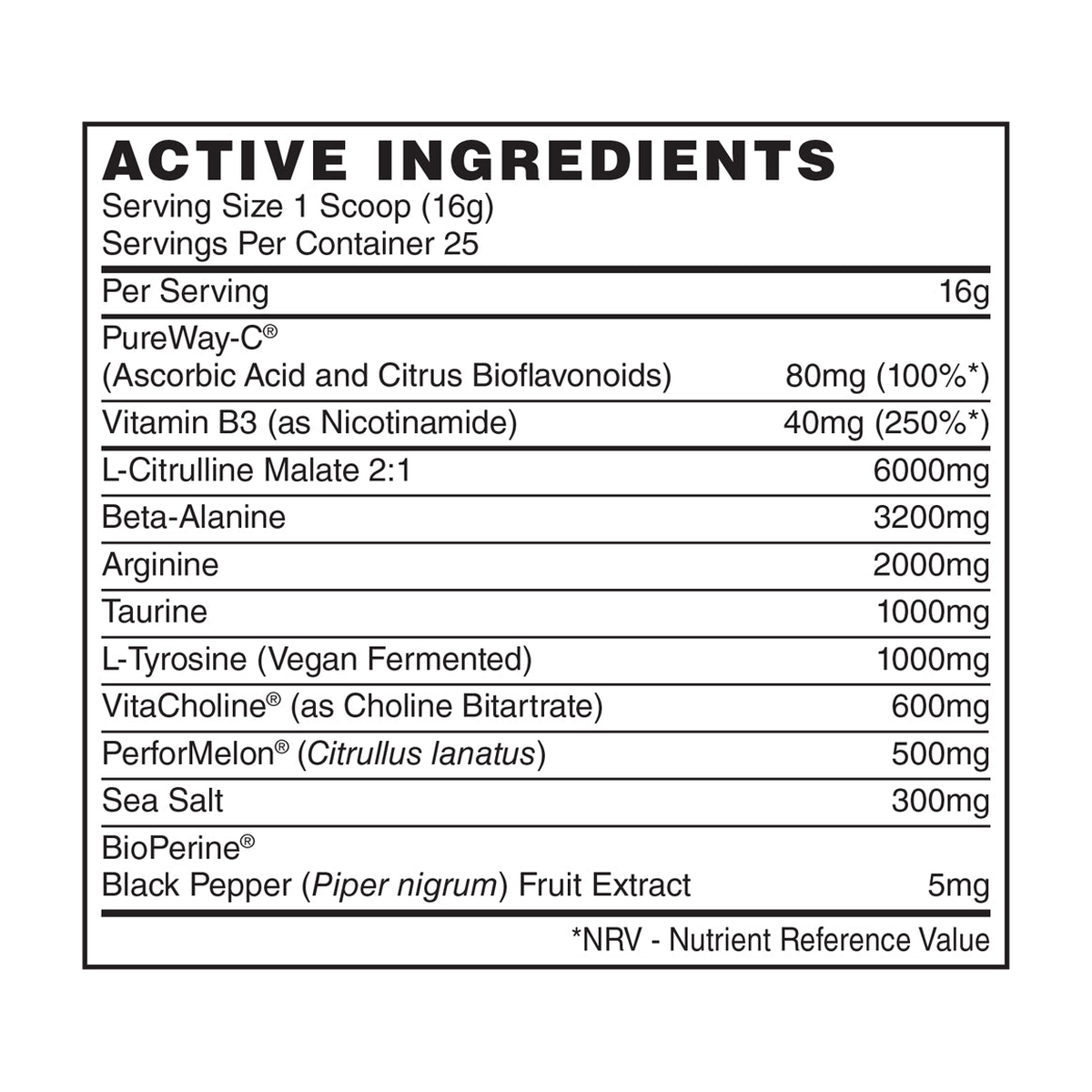 Naughty Boy Pump Pre-workout - Product view 7