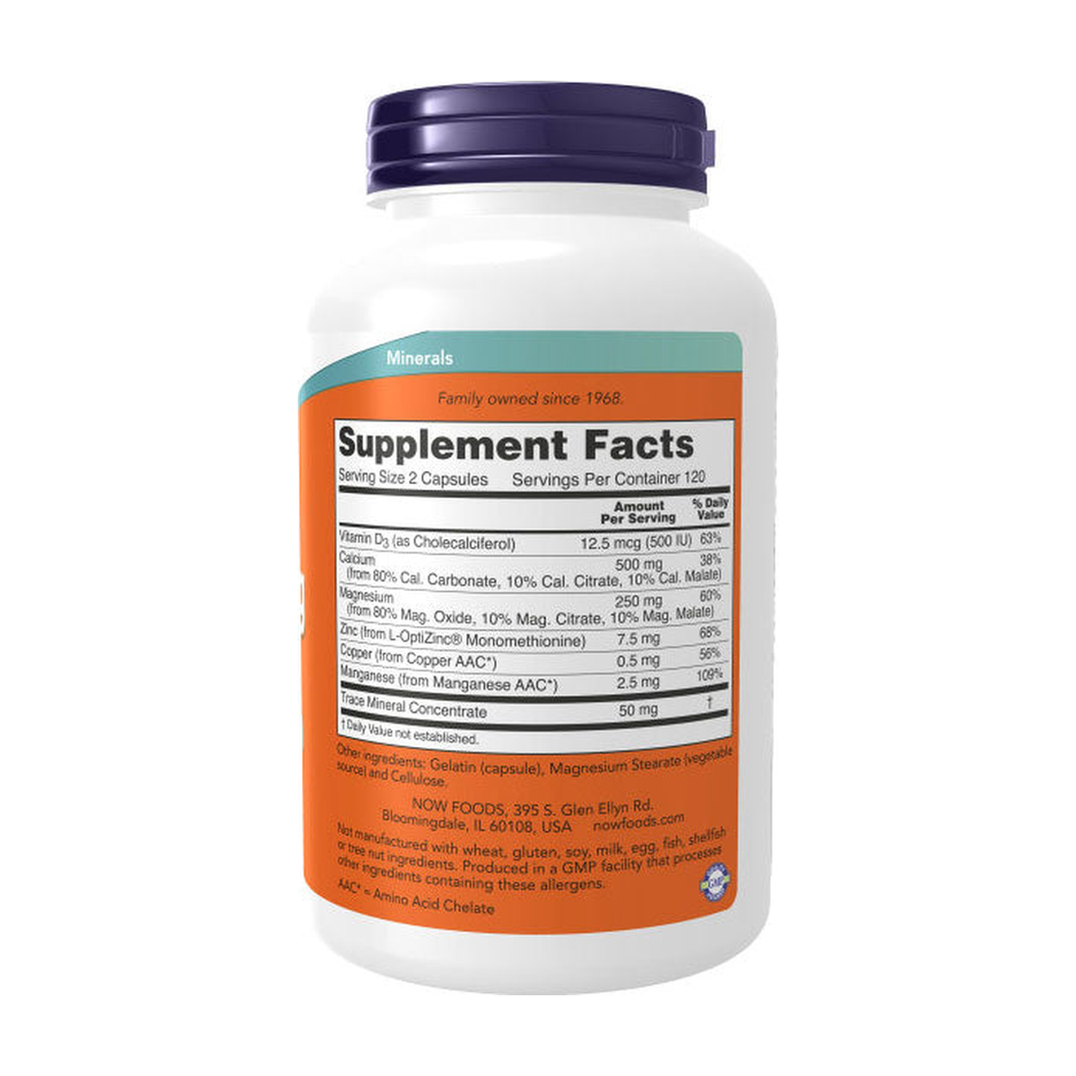 NOW Foods NOW1266 Calcium & Magnesium - Product view 3