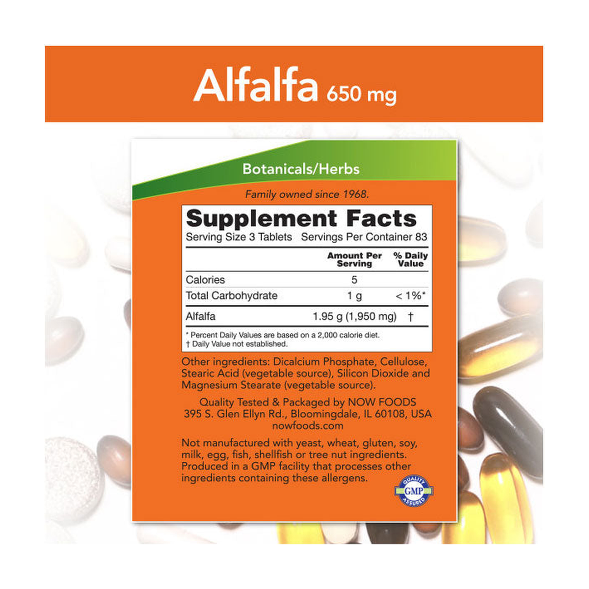 NOW Foods NOW2620 Alfalfa 10 Grain - Produktansicht 2