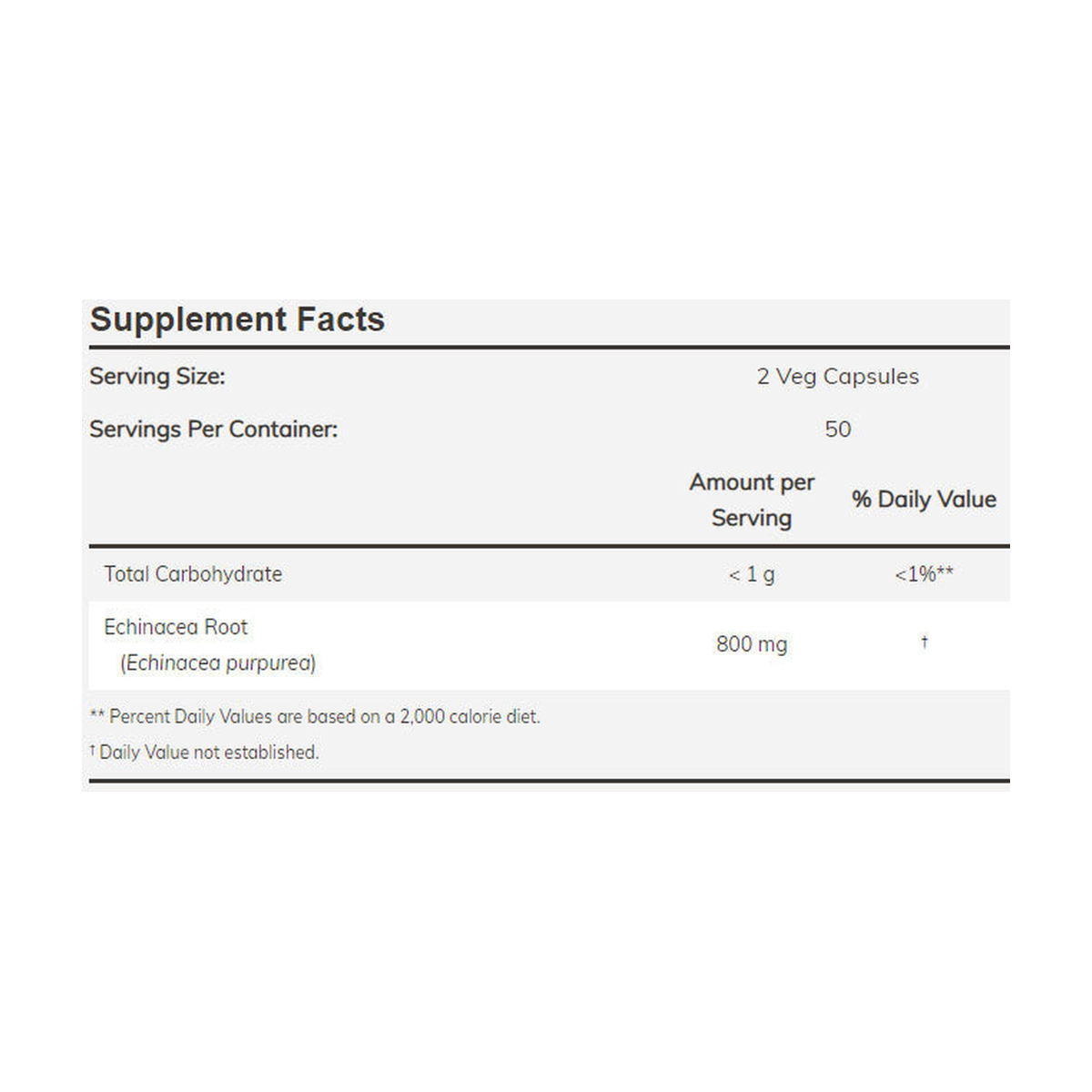 NOW Foods NOW4660 Euchinacea Purp 400 mg - Product view 3