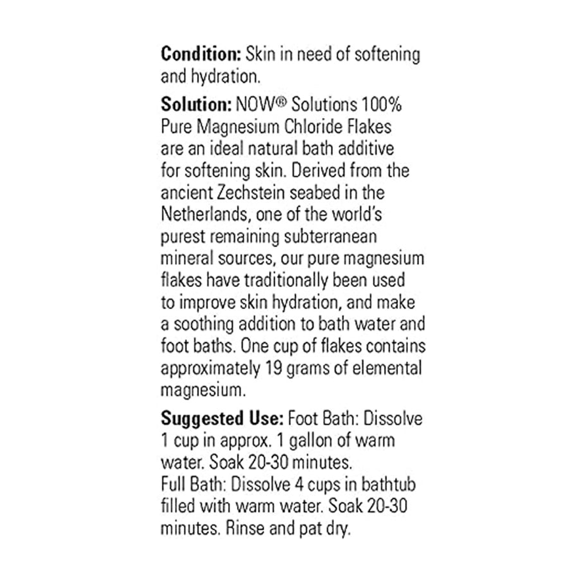NOW Foods NOW7738 Magnesium Flakes - Product view 3