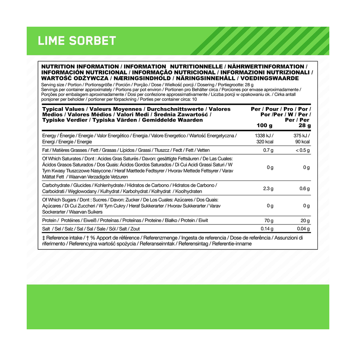 Optimum Nutrition Clear Protein 100% Plant Protein Isolate - Product view 7