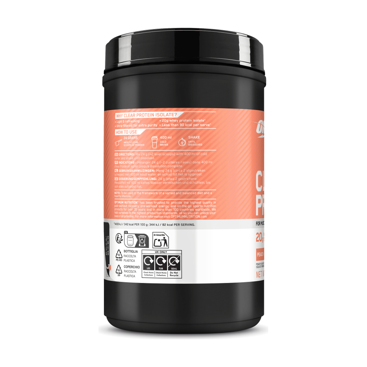 Optimum Nutrition Clear Protein Isolate - Produktansicht 7
