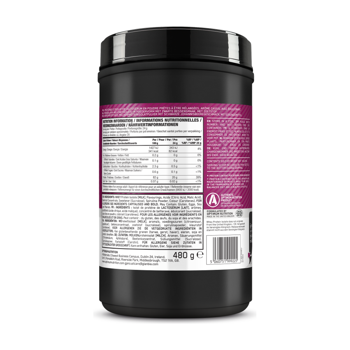 Optimum Nutrition Clear Protein Isolate - Produktansicht 9