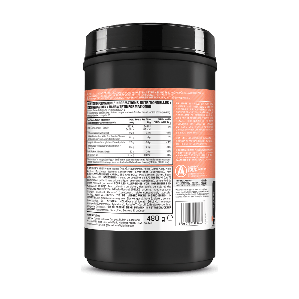 Optimum Nutrition Clear Protein Isolate - Produktansicht 10