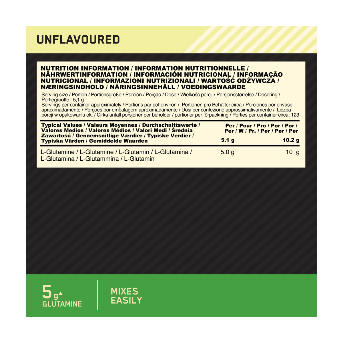 Optimum Nutrition Glutamine Powder - Produktansicht 2