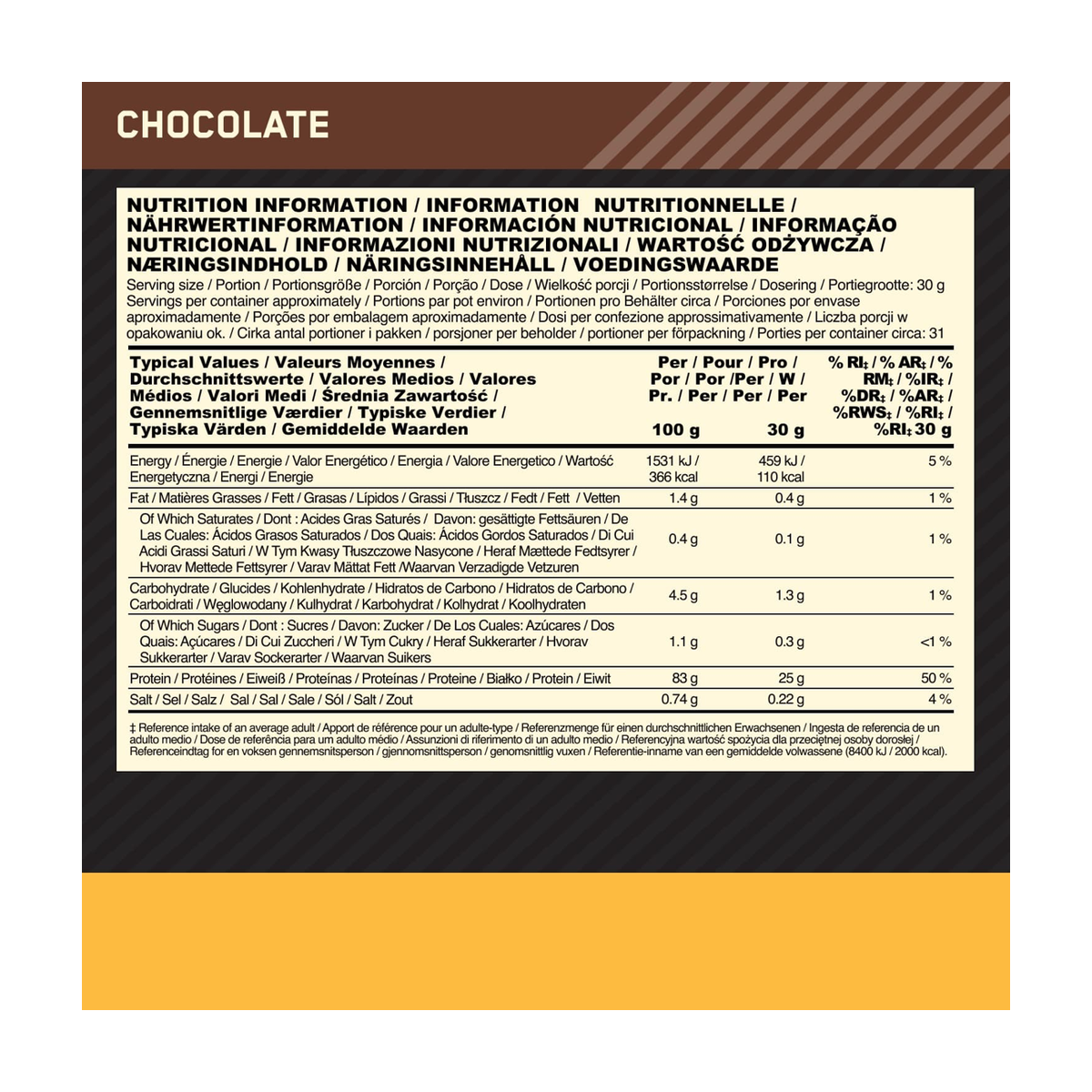 Optimum Nutrition Gold Standard 100% Isolate - Product view 8