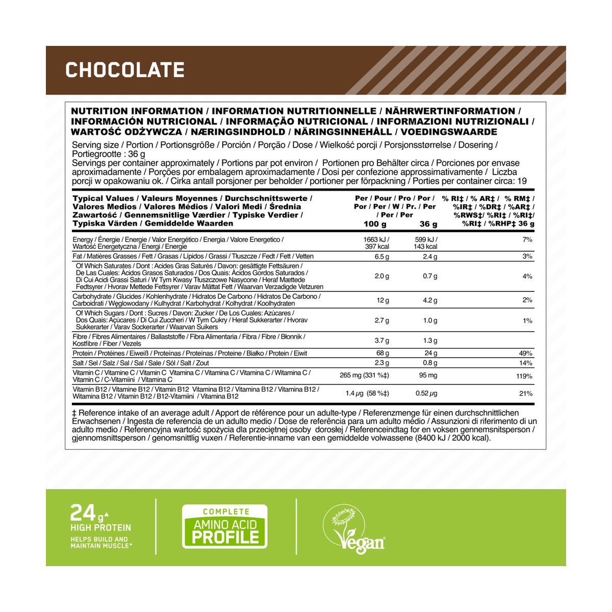 Optimum Nutrition Gold Standard 100% Plant Protein - Produktansicht 6