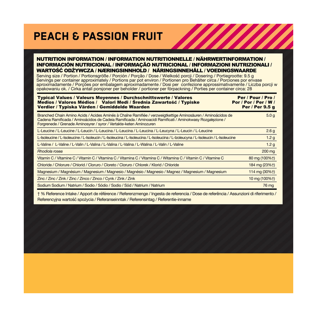 Optimum Nutrition Gold Standard BCAA Train + Sustain - Product view 8