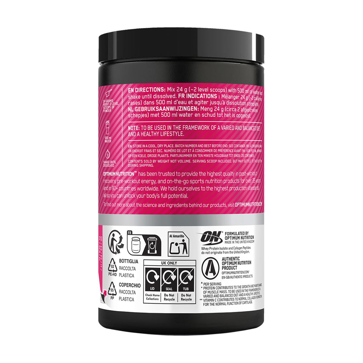 Optimum Nutrition Gold Standard Clear Whey + Collagen - Produktansicht 6