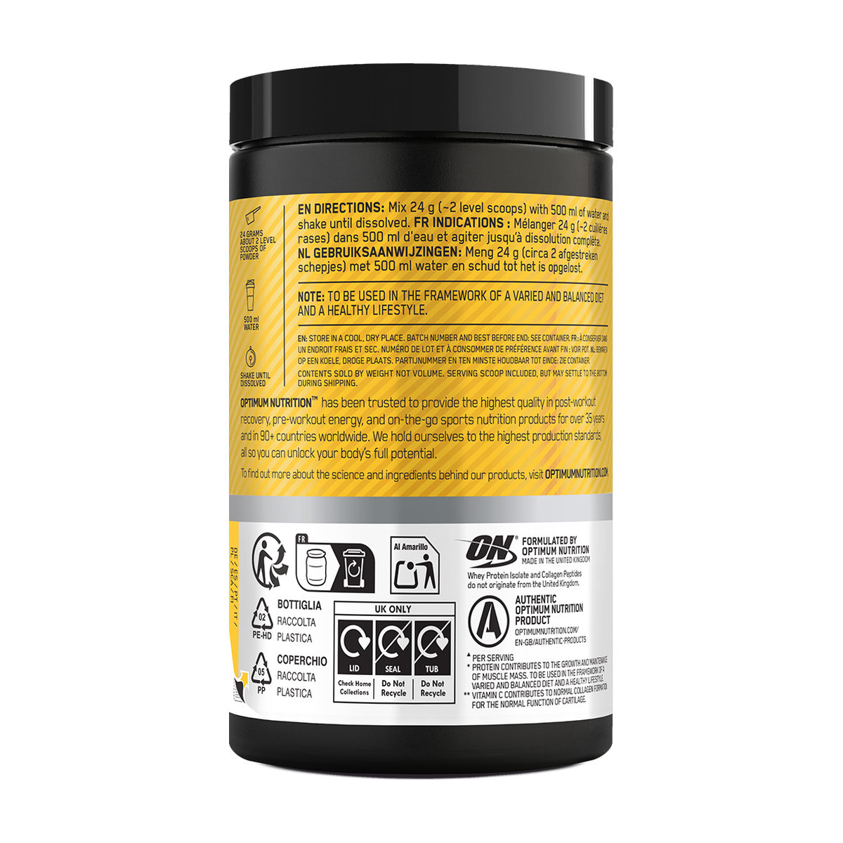 Optimum Nutrition Gold Standard Clear Whey + Collagen - Produktansicht 7