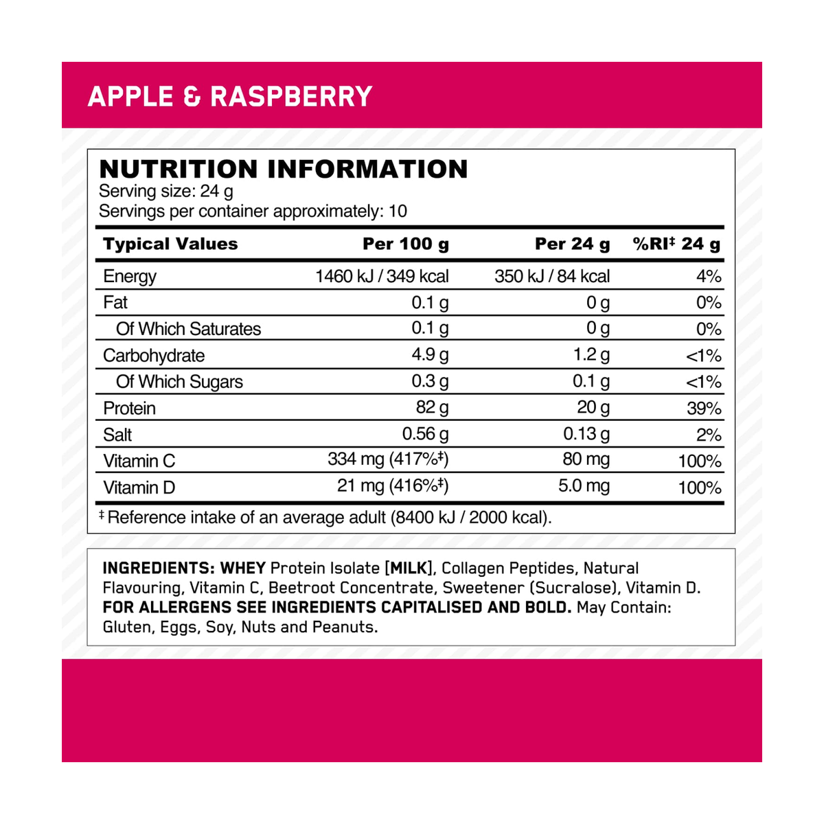 Optimum Nutrition Gold Standard Clear Whey + Collagen - Produktansicht 8