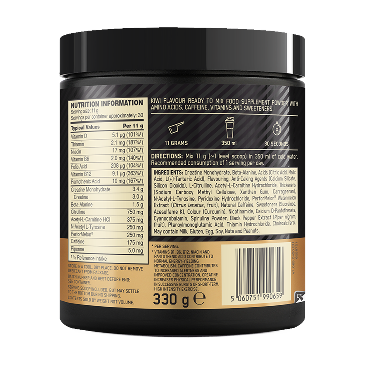 Optimum Nutrition Gold Standard Pre-workout - Product view 10