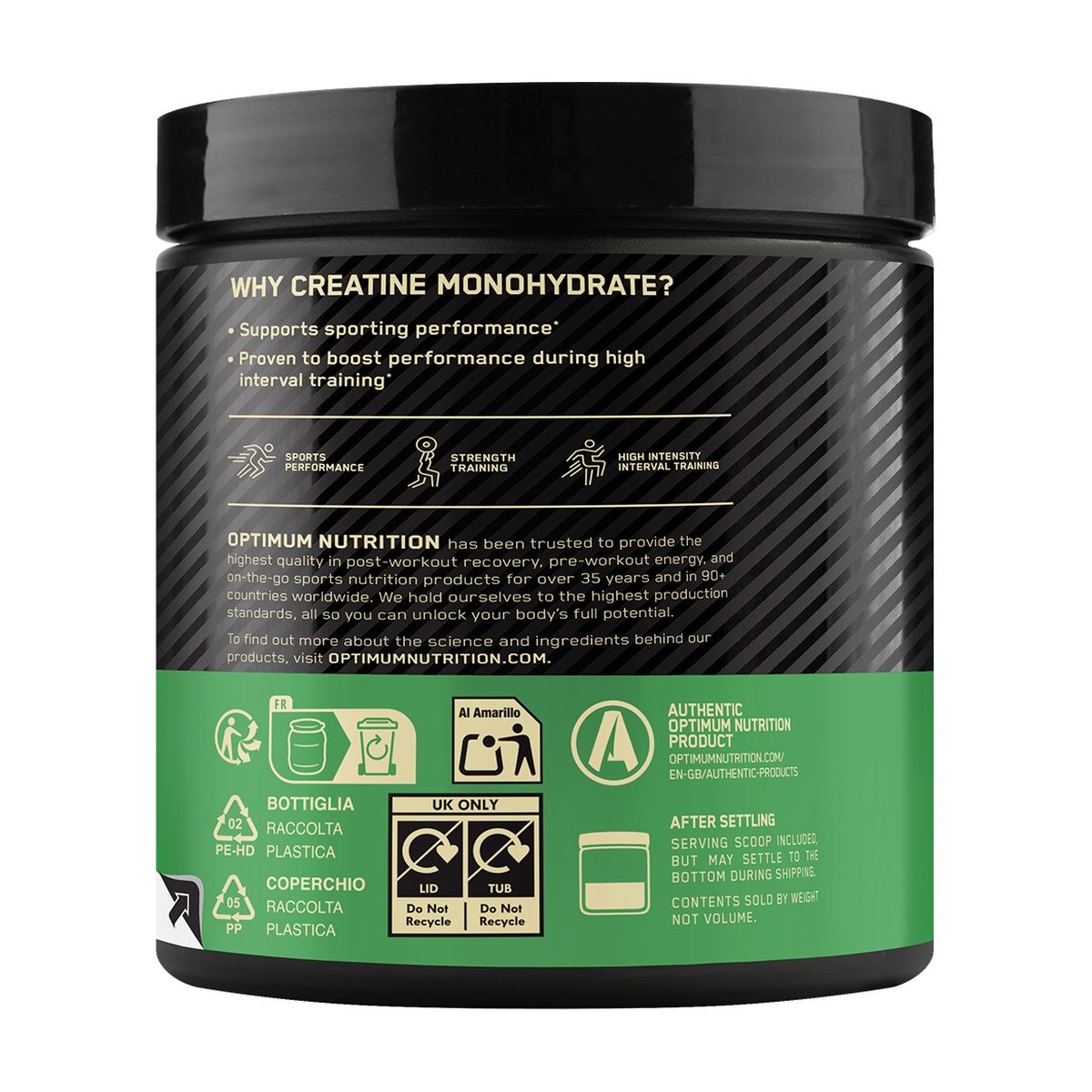 Optimum Nutrition Micronised Creatine Powder - Product view 7
