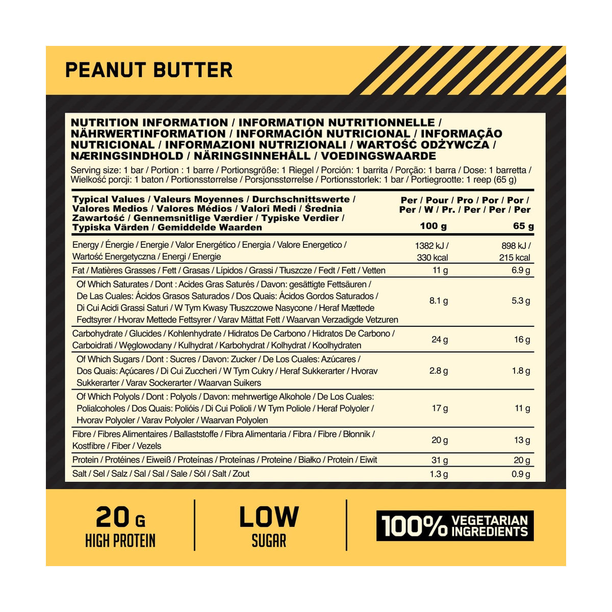 Optimum Nutrition Protein Crisp Bar - Product view 3