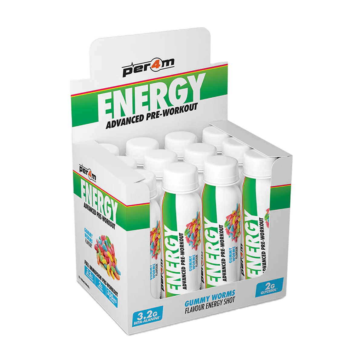 PER4M  Energy Shot - 12 x 100 ml