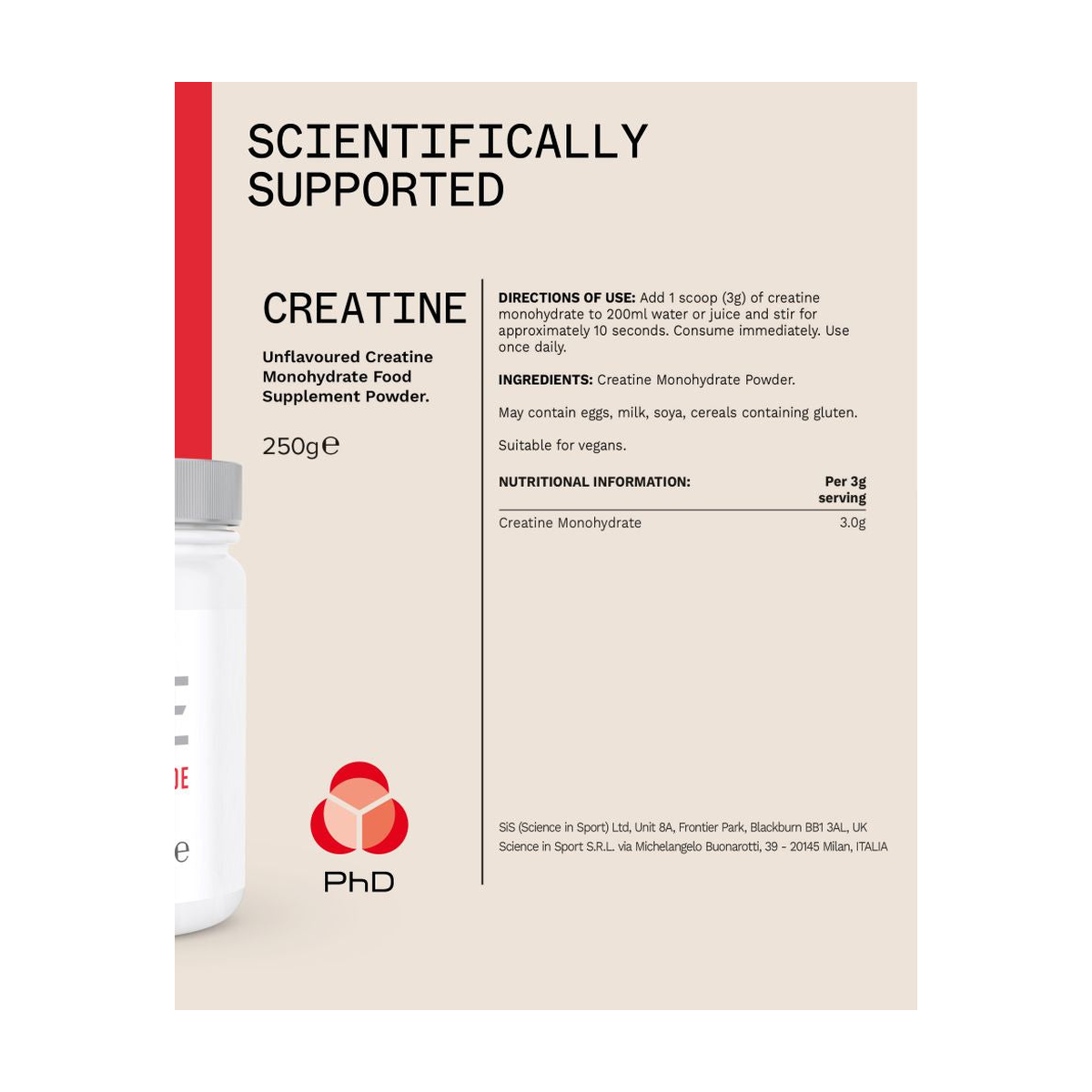 PhD Nutrition Pure Micronised - Produktansicht 3