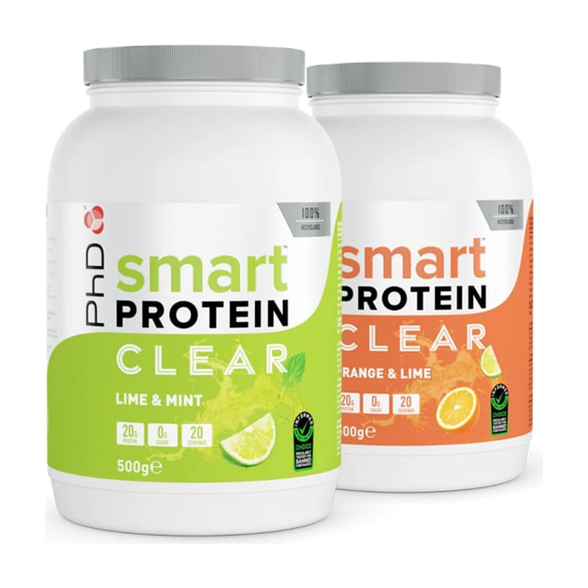 PhD Nutrition Smart Protein Clear 500 g