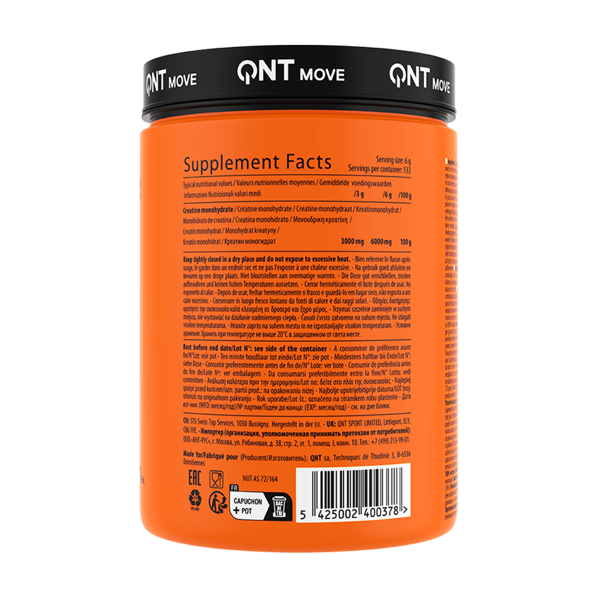 QNT Creatine Monohydrate Pure - Produktansicht 4