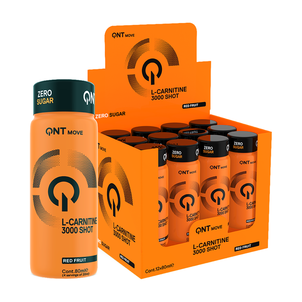 QNT L-Carnitine 3000 mg - 12 x 80 ml