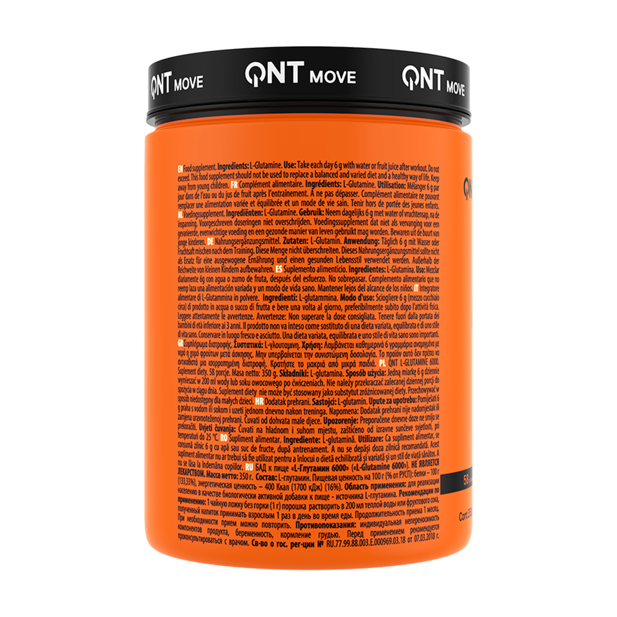 QNT L-Glutamine 6000 mg - Product view 3