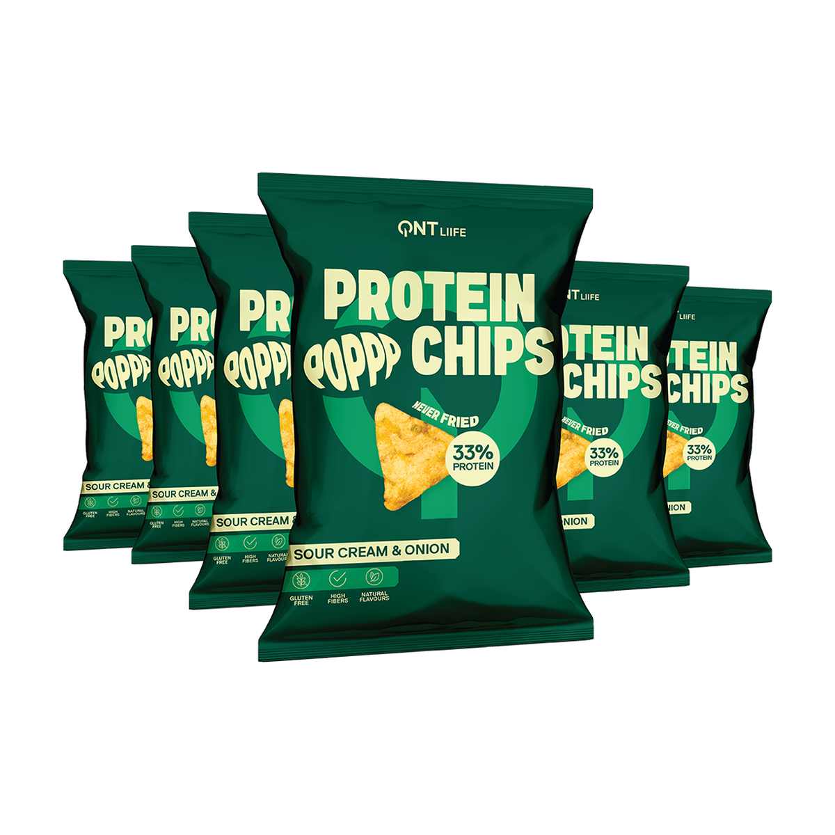 QNT LIIFE Protein Chips - 12 x 50 g