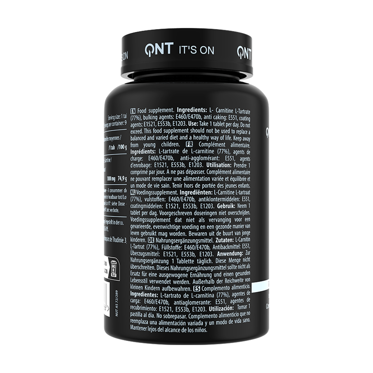 QNT Maxi L-Carnitine 1000 mg - Produktansicht 3