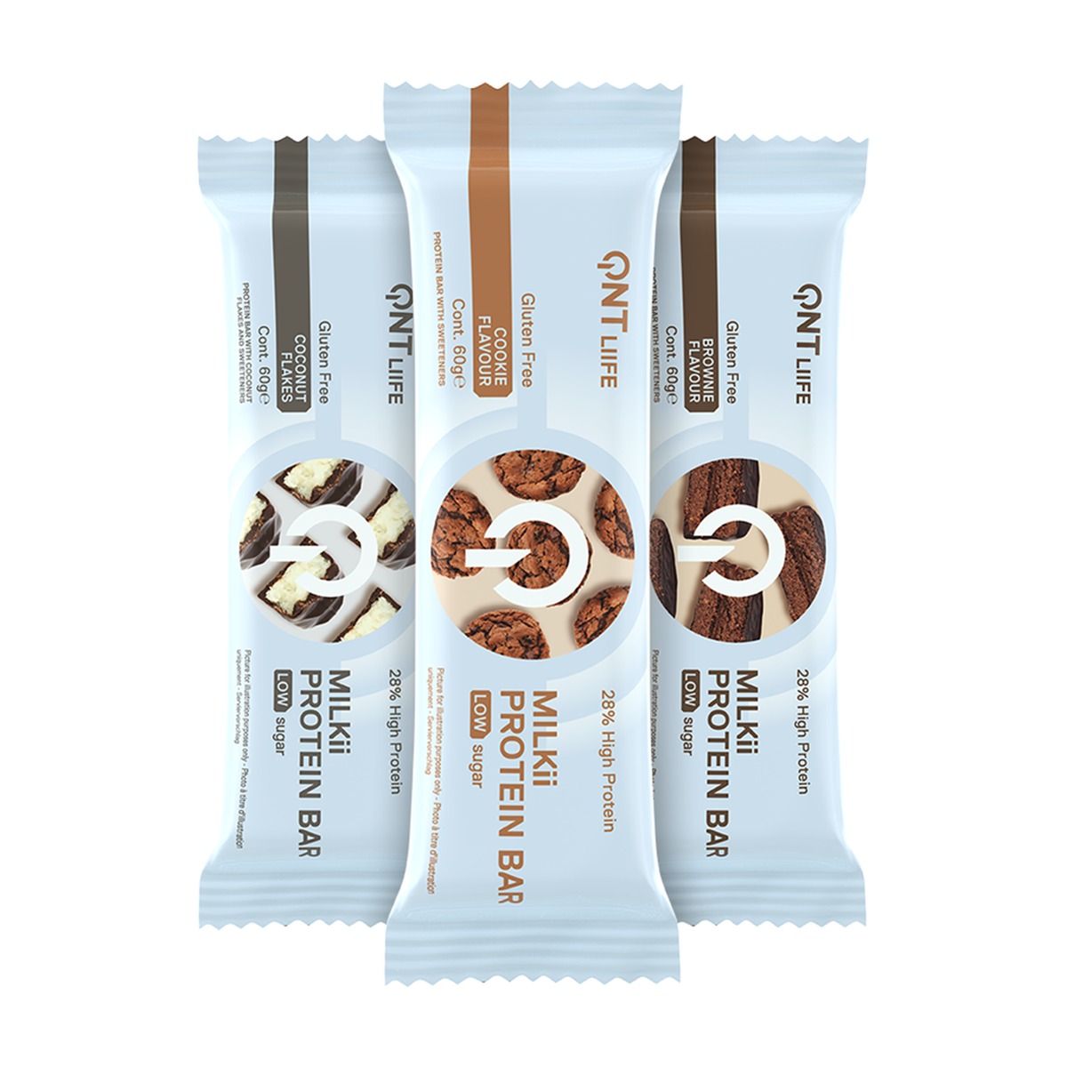 QNT Milkii Protein Bar - 12 x 60 g